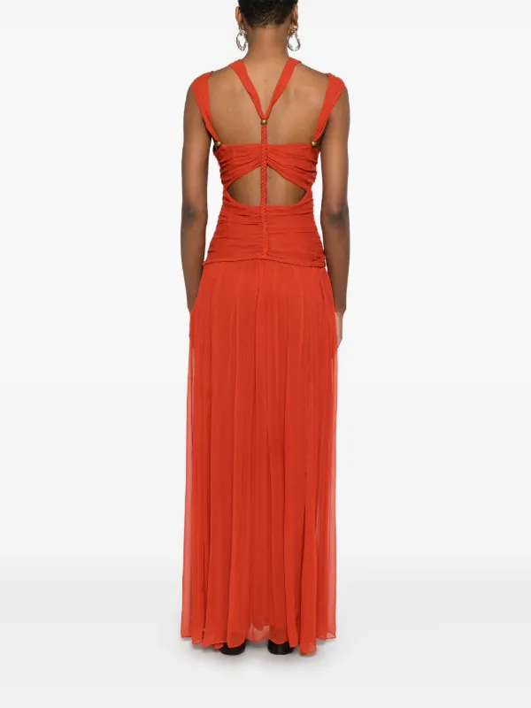 ワンピース ISABEL MARANT Woman Dress Orange RO0837FAC2J05I 11OR ODELIA DRESS Woman orange | ISABEL MARANT Official online store