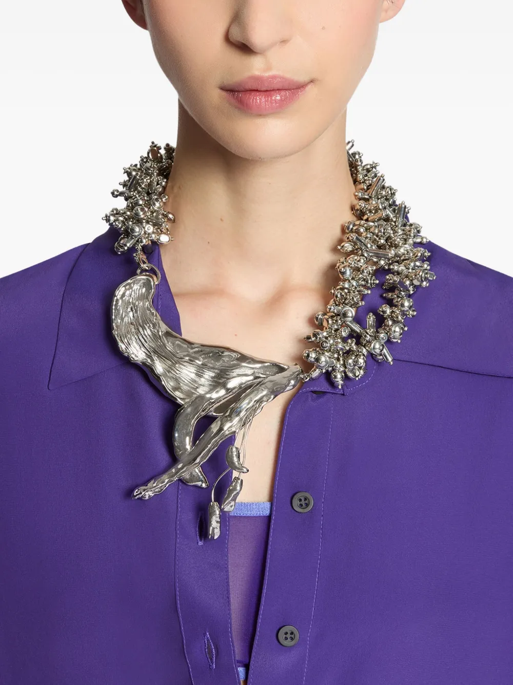 DRIES VAN NOTEN Halsketting - Zilver
