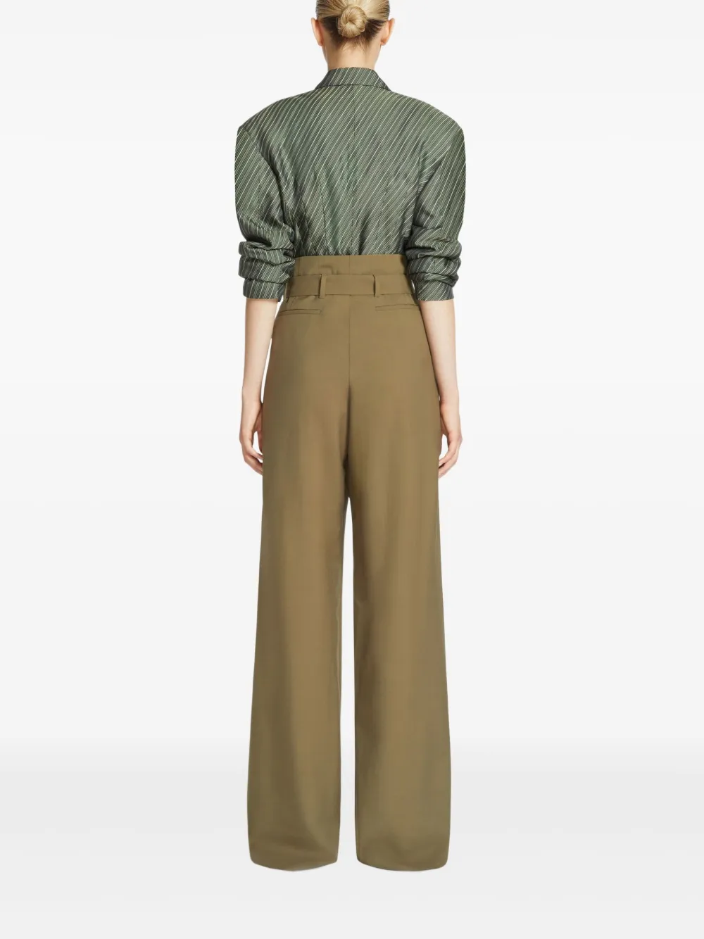 Dries Van Noten Single-breasted Blazer In Green