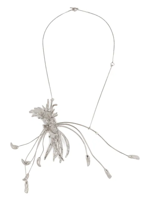DRIES VAN NOTEN floral-motif necklace