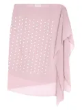 DRIES VAN NOTEN drape-detail skirt - Pink