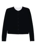 Vince tipped half moon cardigan - Blue