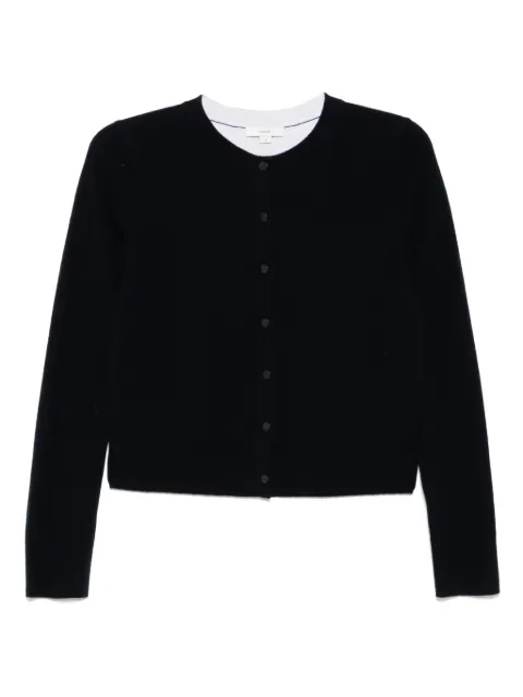 Vince tipped half moon cardigan