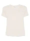 Vince waffle-knit T-shirt - Neutrals