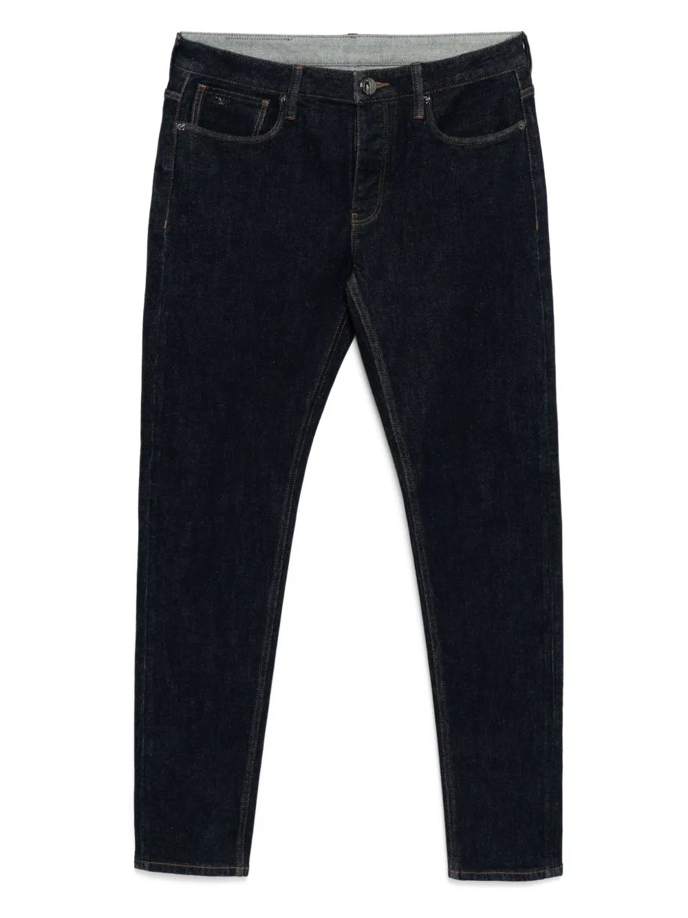 Emporio Armani Arm denim jeans Blauw