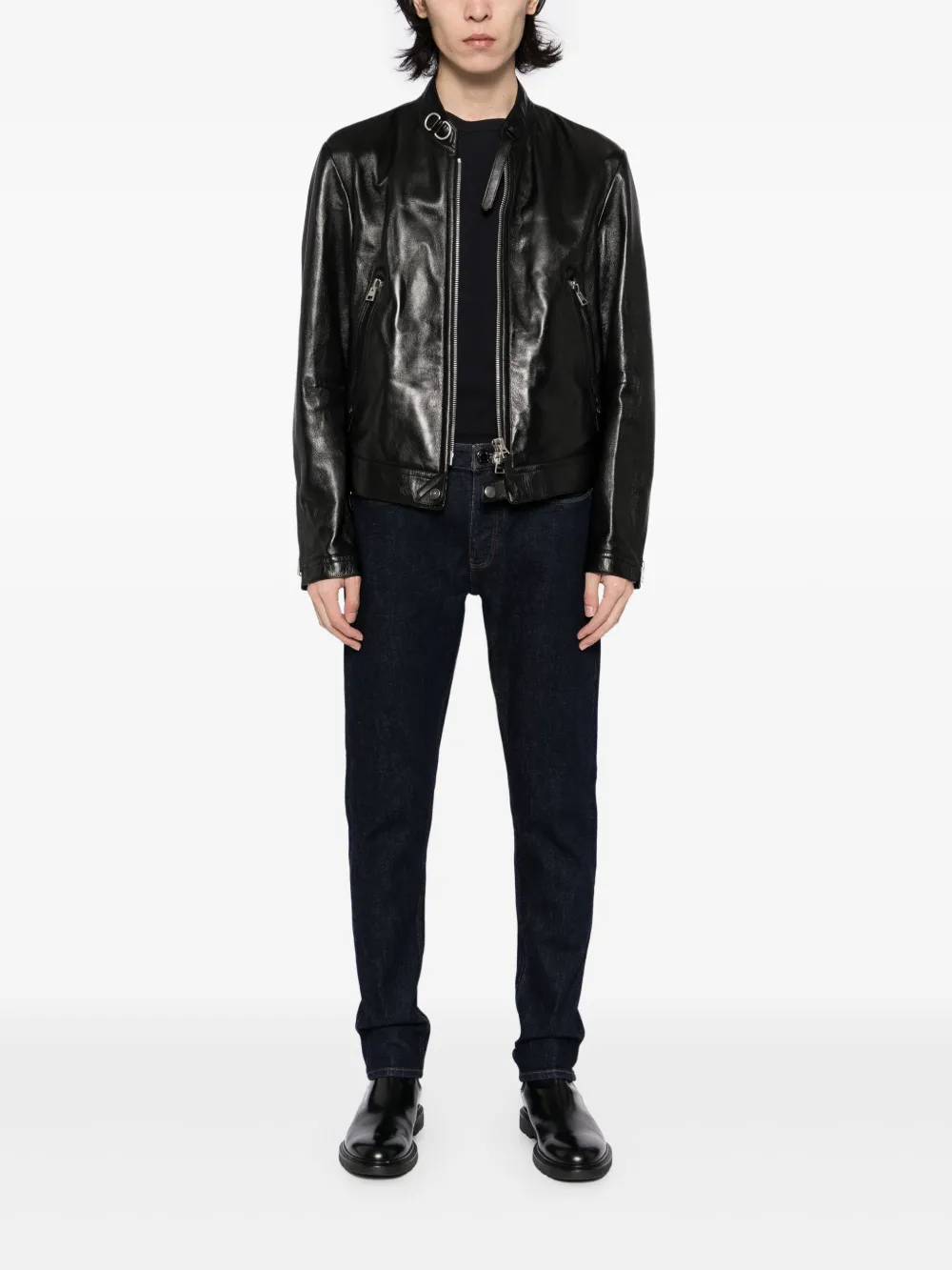 Emporio Armani Arm denim jeans Blauw