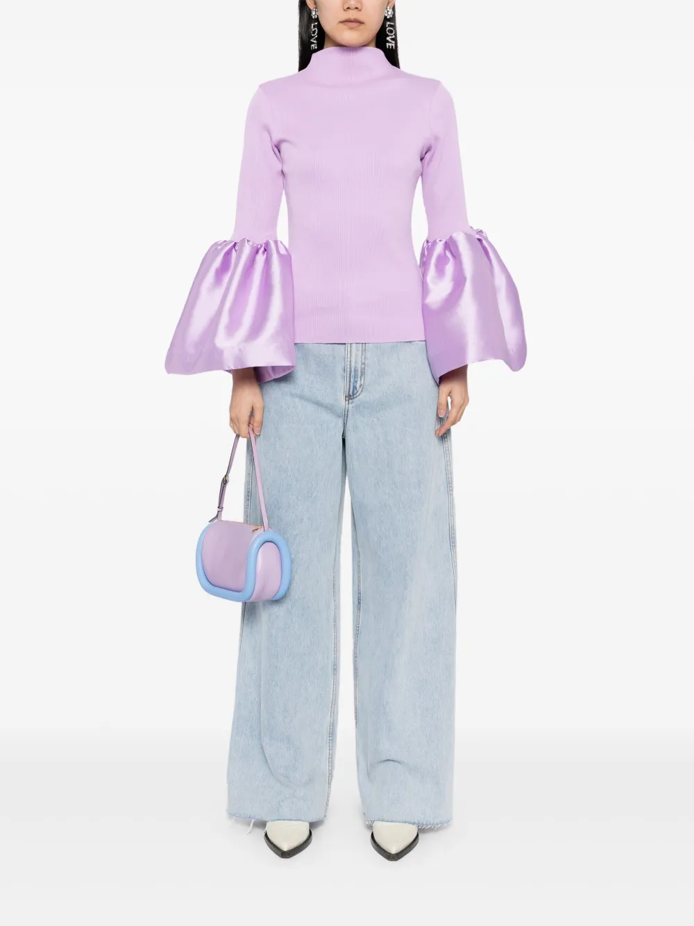 Marques'Almeida turtle-neck puff-sleeved top | T-Shirts & Jersey Shirts | Image 2