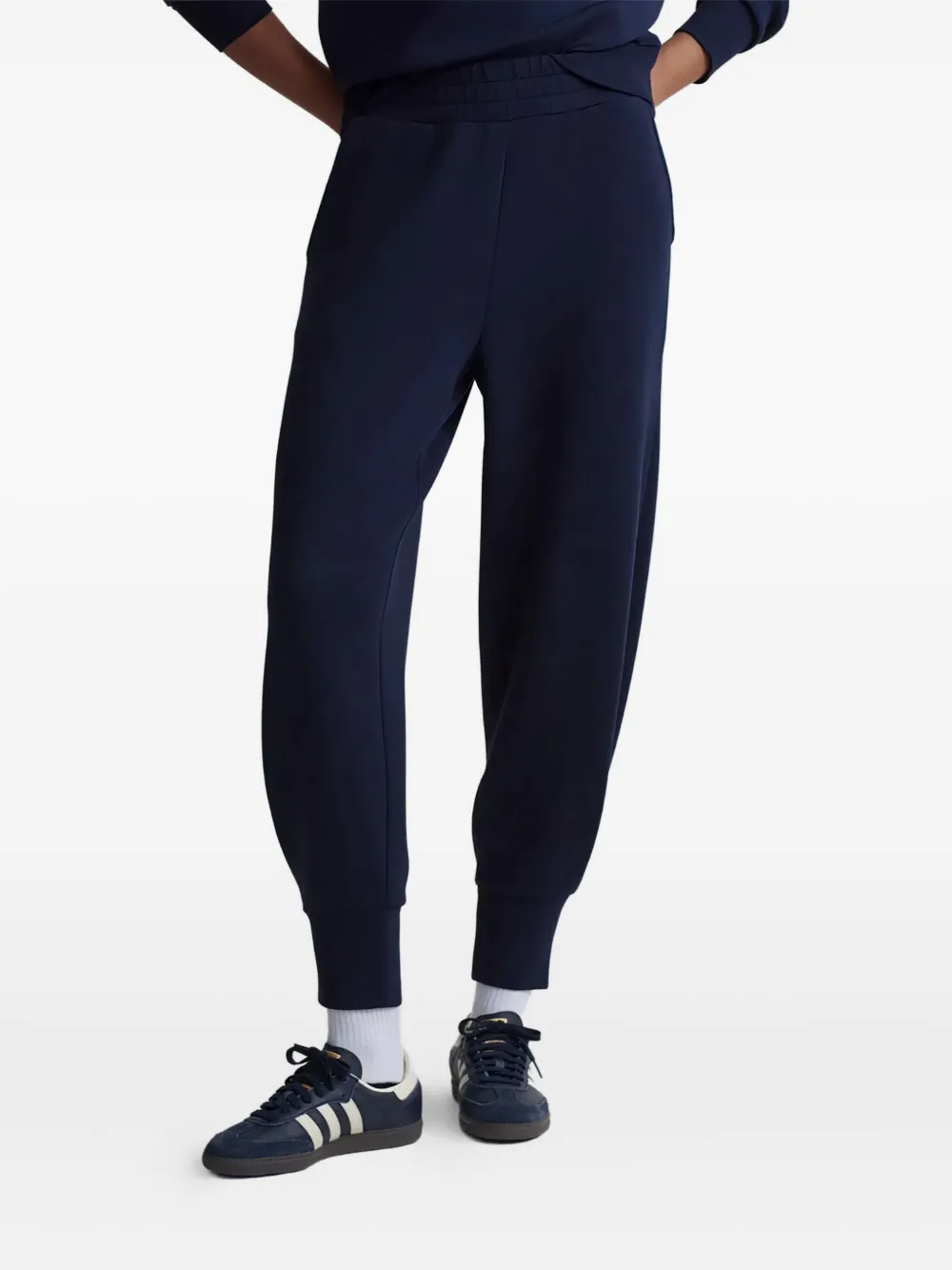 Varley Elasticated-cuff Track Pants In Blue