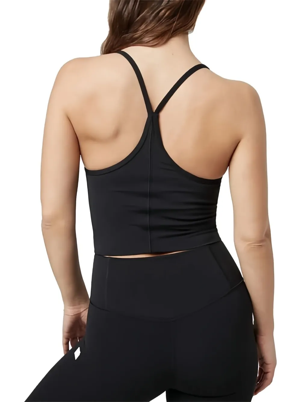 VUORI cross-back cropped tank | Vests & Tank Tops | Image 2