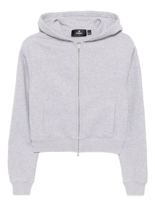 【関税込み】Represent グレー 'Owners Club' ジップフーディ Representのグレー 'Owners Club' ジップフーディがセール中