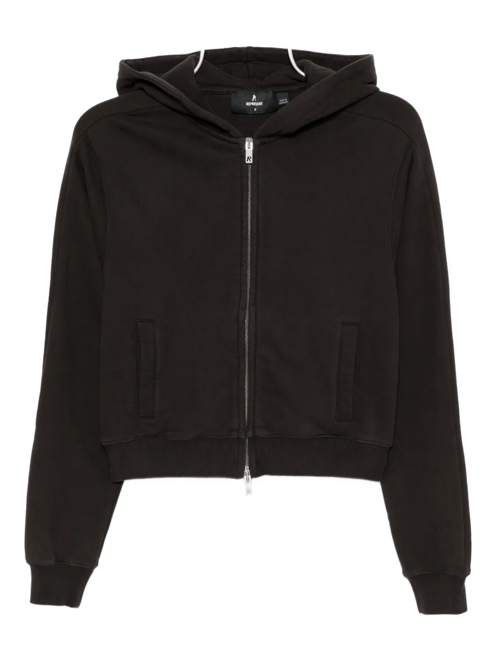 Represent Owners Club zipped hoodie Zwart