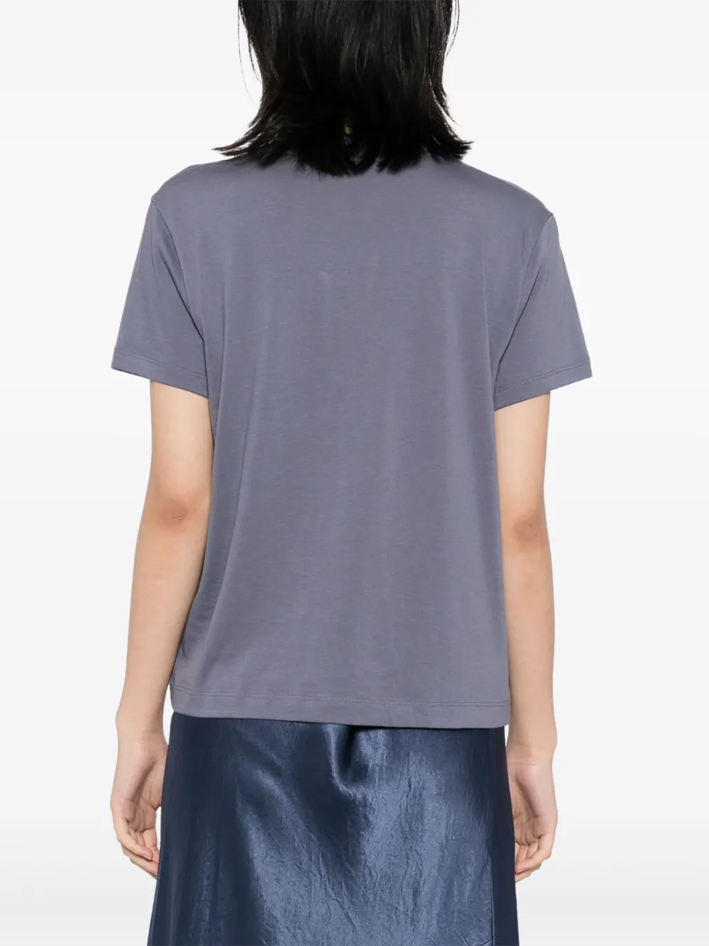 Vince T-shirt met ronde hals Blauw