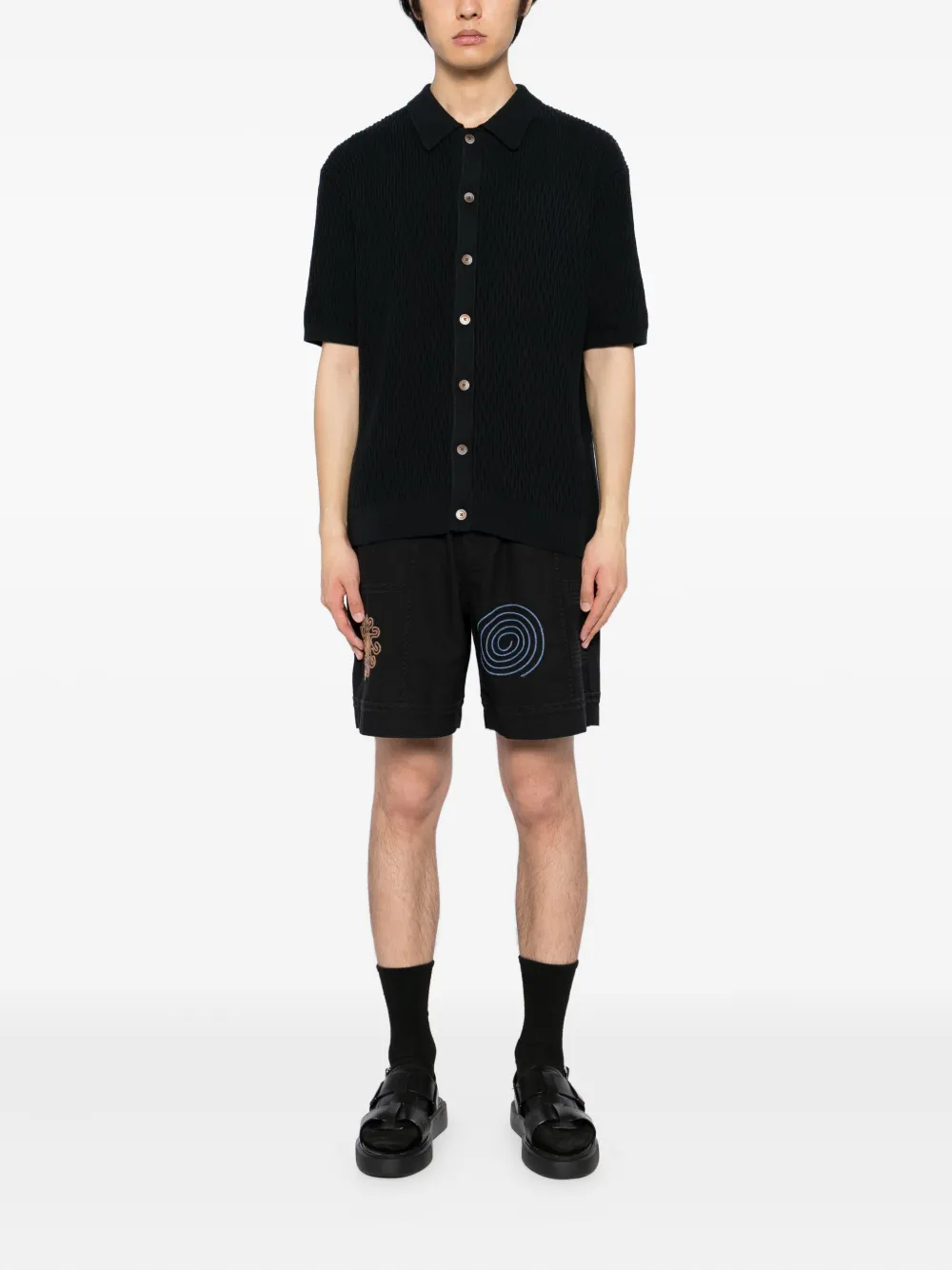 Wax London Tellaro overhemd - Blauw