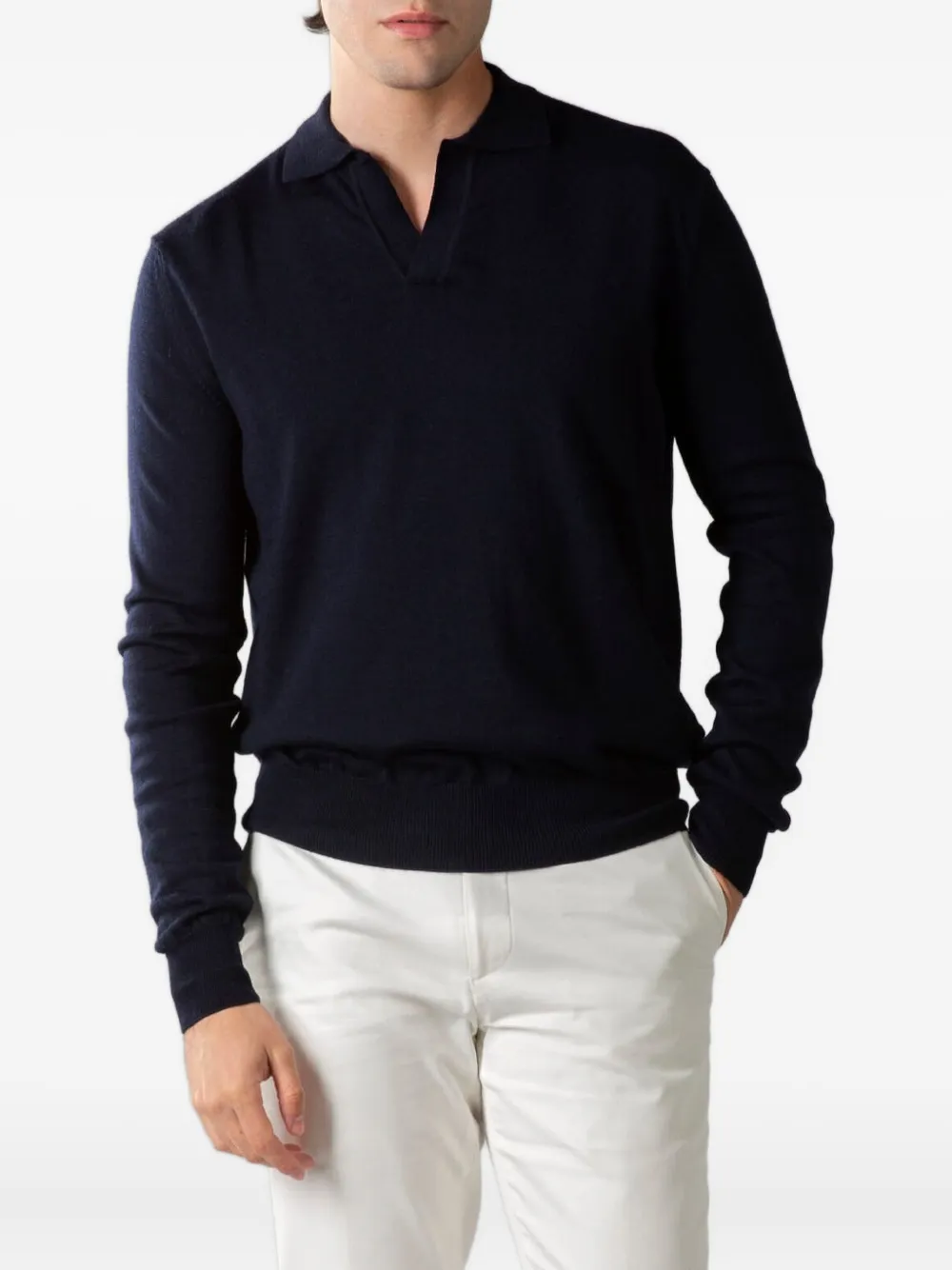 Aurélien buttonless long-sleeve pullover | Knitted Sweaters | Image 2