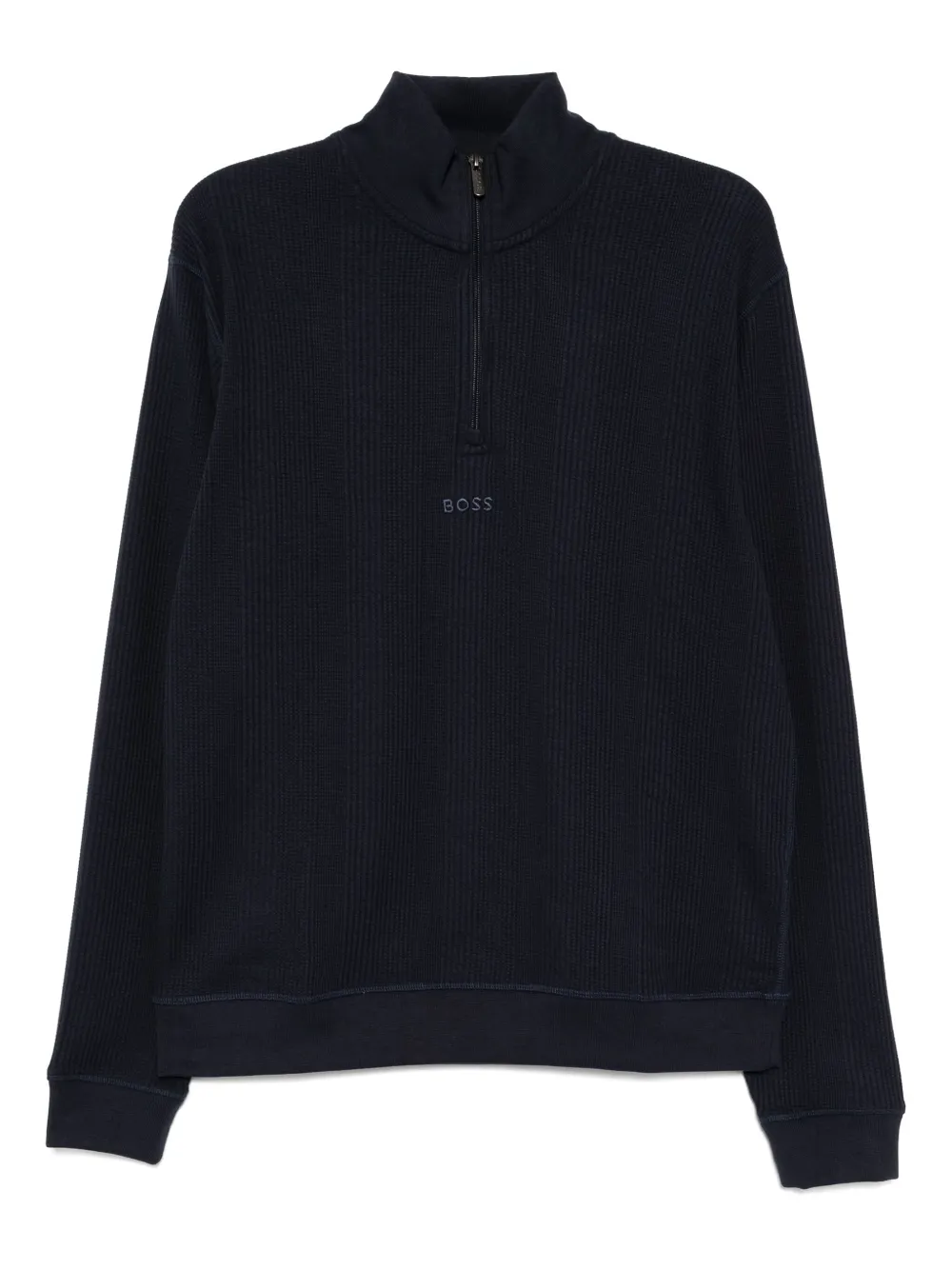 BOSS sudadera con logo bordado | azul | Image 1