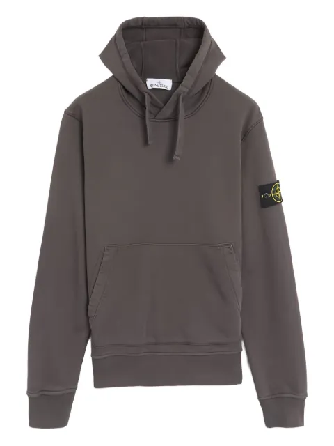 Stone Island hoodie con distintivo