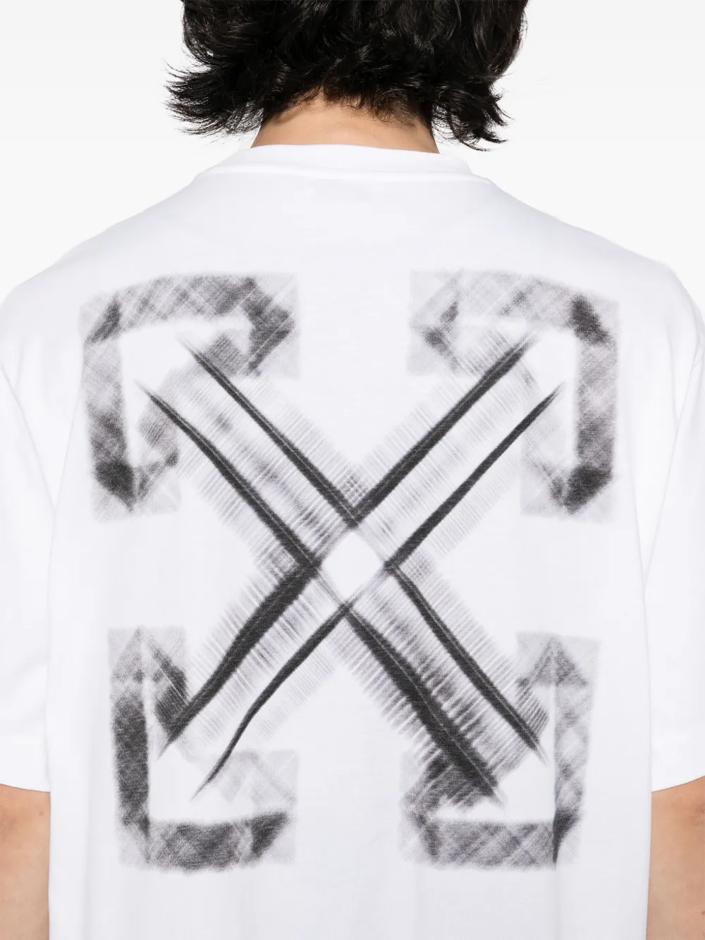 Off-White Vibe Arrow Skate T-shirt Wit