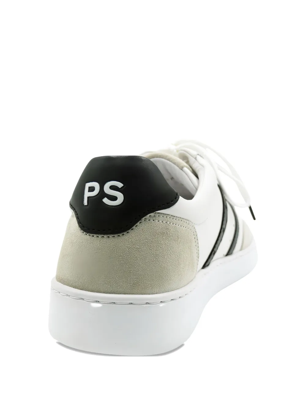 Paul Smith leather panelled low-tops sneakers White