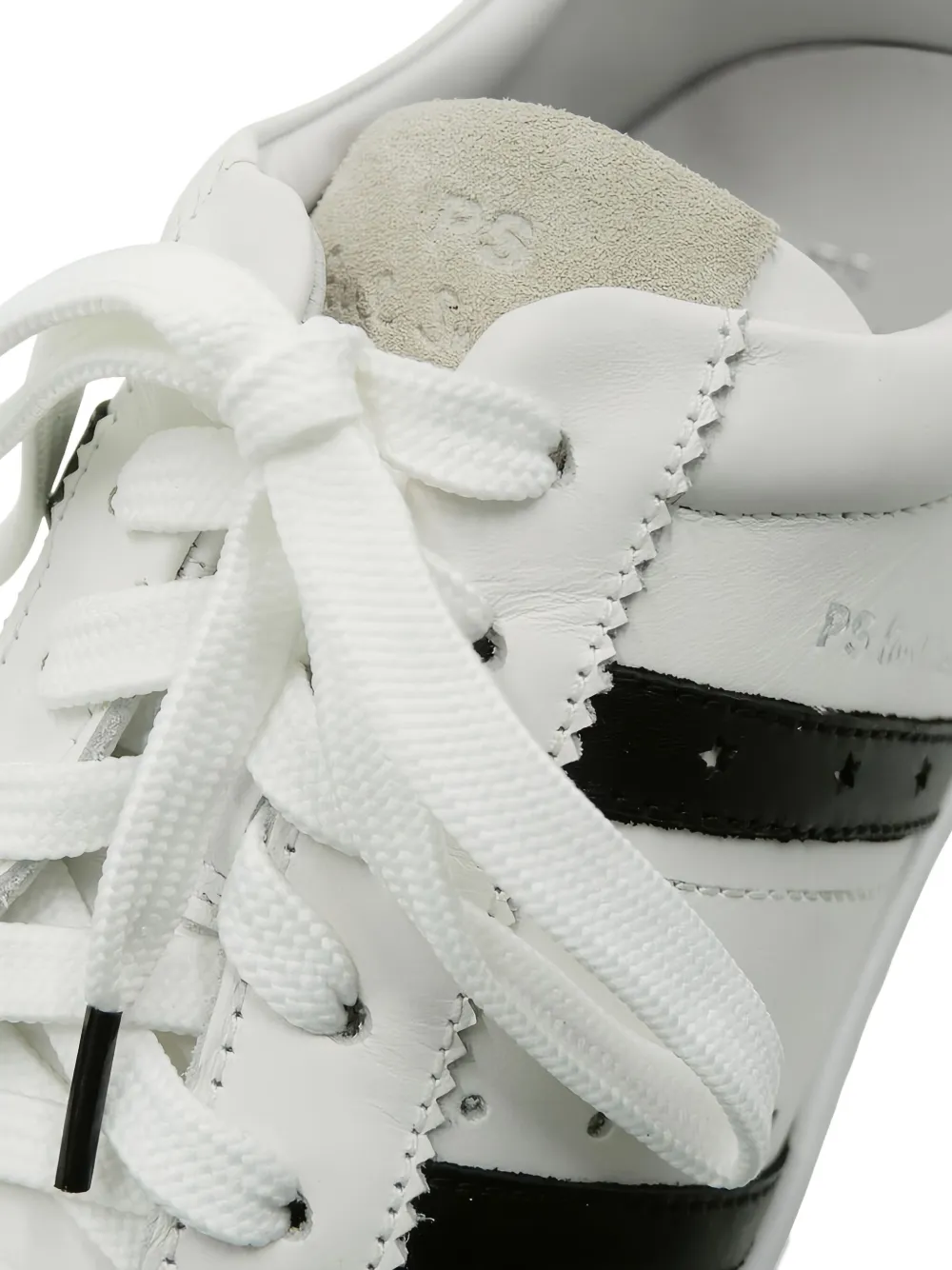 Paul Smith leather panelled low-tops sneakers White