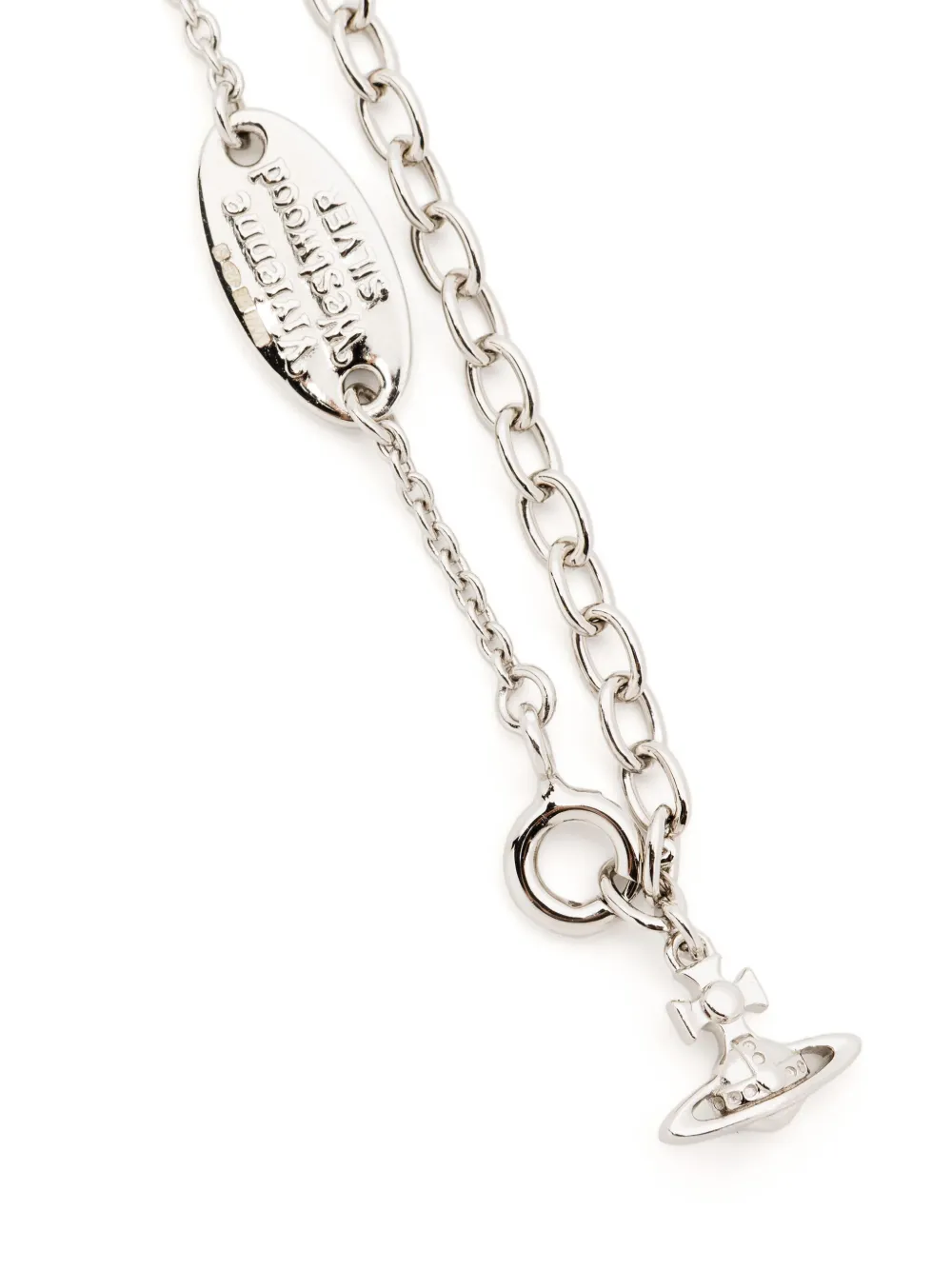 VIVIENNE WESTWOO【Tiziana Long Pendant - ネックレス】 Tiziana Long Pendant - Vivienne Westwood - Silver - Silver