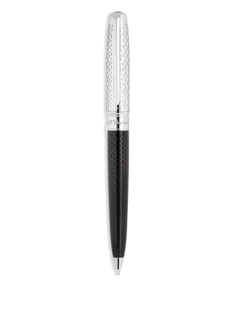St Dupont Line D Eternity Pen In Schwarz
