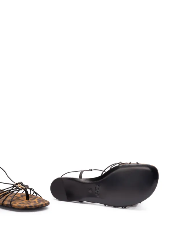Saint Laurent Babylone Sandals | Brown | FARFETCH