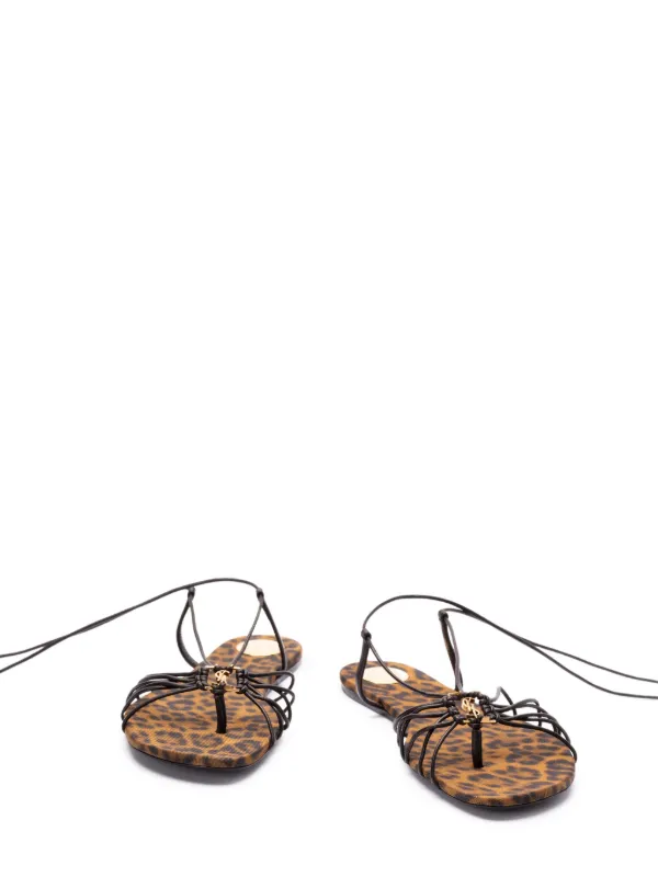 Saint Laurent Babylone Sandals | Brown | FARFETCH