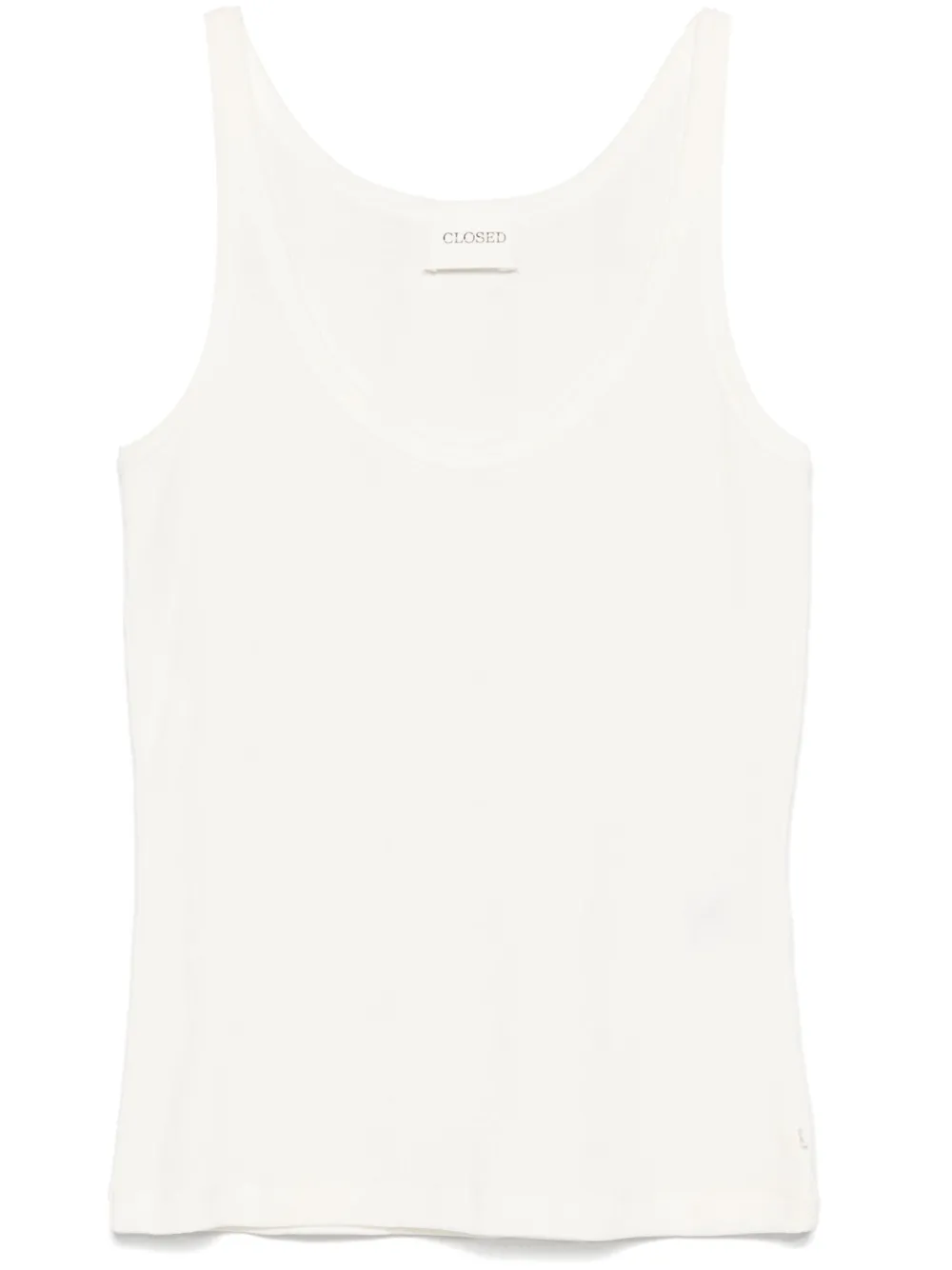 Closed Canotta in cotone | bianco | Image 1