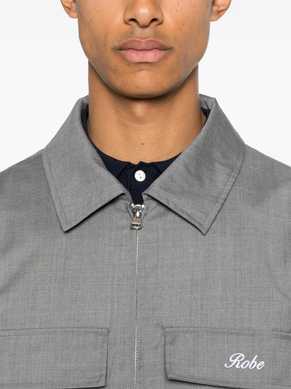 Kappa Robe Jacket In Gray