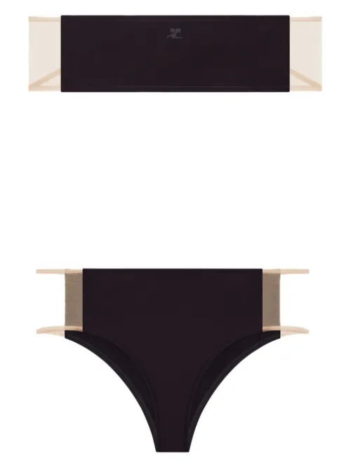 Courrèges bikini Illusion - Noir - Courrèges - Modalova