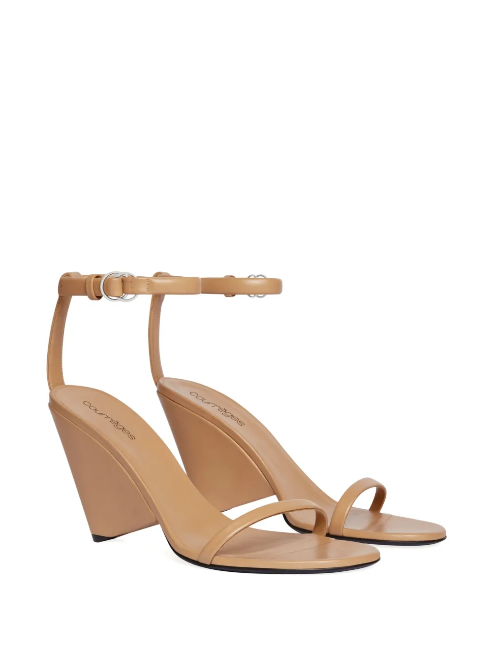 Courrèges Oblique sandals Brown