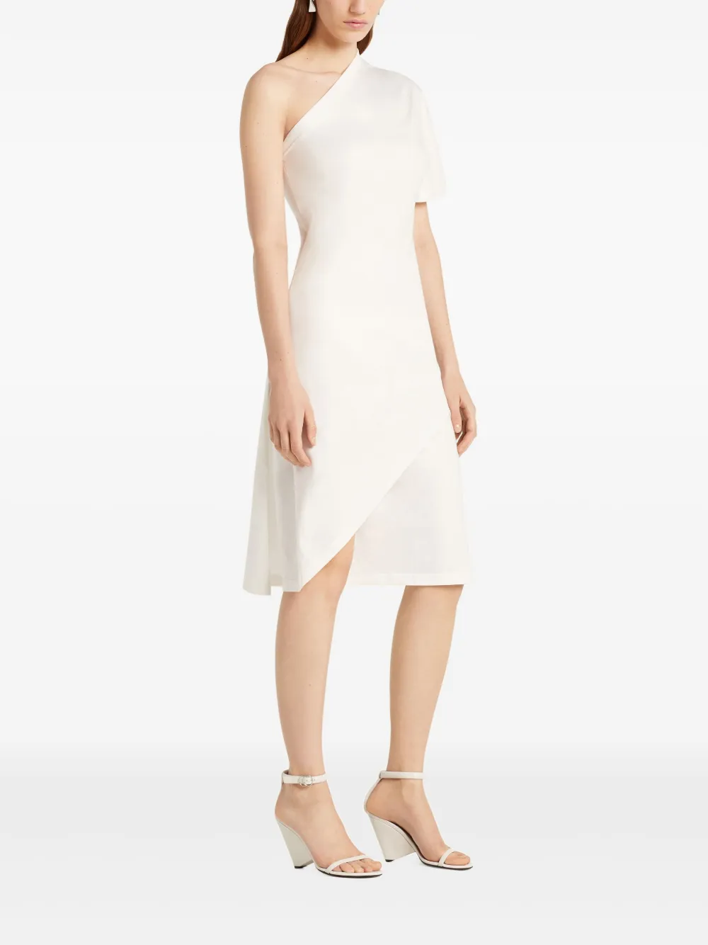 Courrèges Infinity midi-jurk Wit