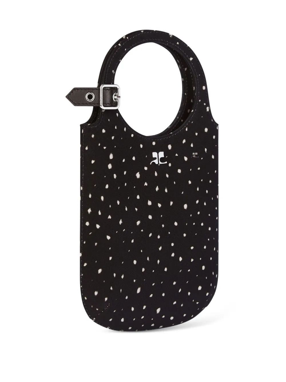 Courrèges Holy Medusa kleine shopper Zwart
