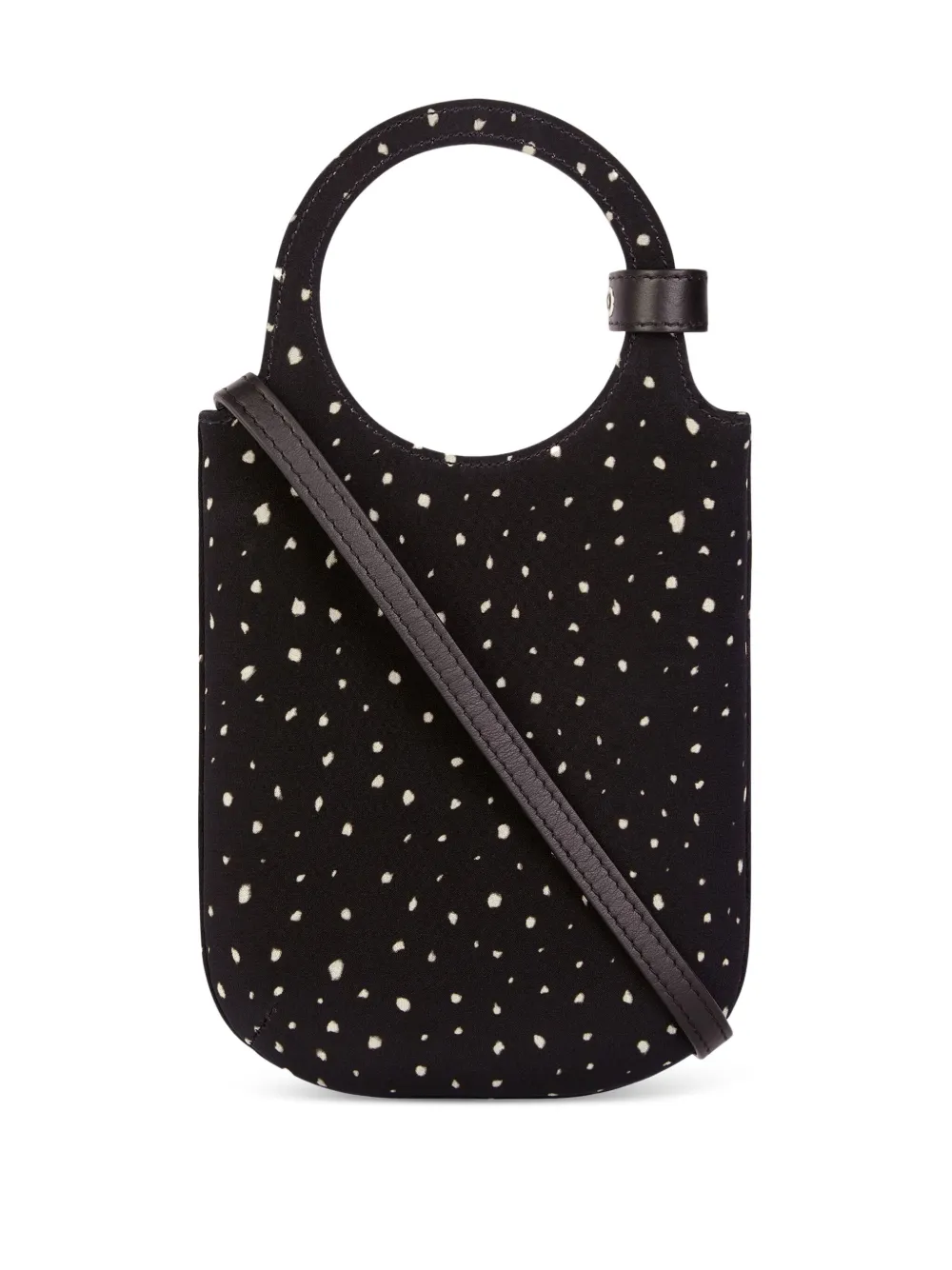 Courrèges Holy Medusa kleine shopper Zwart