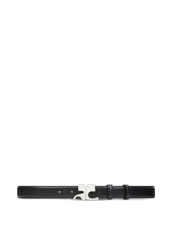 Courreges｜ (AC LEATHER BELT (225ACE020CV0036 9999)) AC GRAINED LEATHER BELT 25MM - courrèges