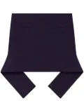Courrèges Reversed Belt mini skirt - Blue