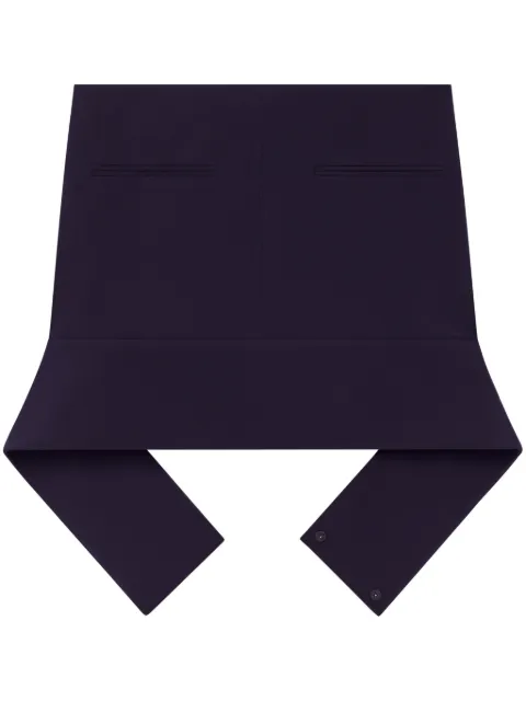 Courrèges Reversed Belt mini skirt
