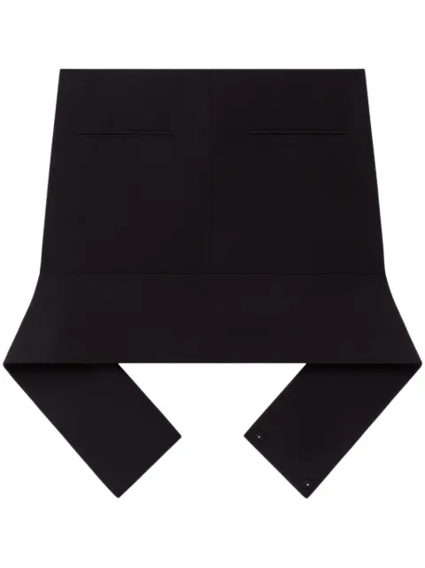 Courrèges belted mini skirt 