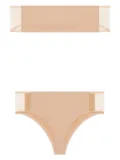 Courrèges Illusion bikini - Neutrals