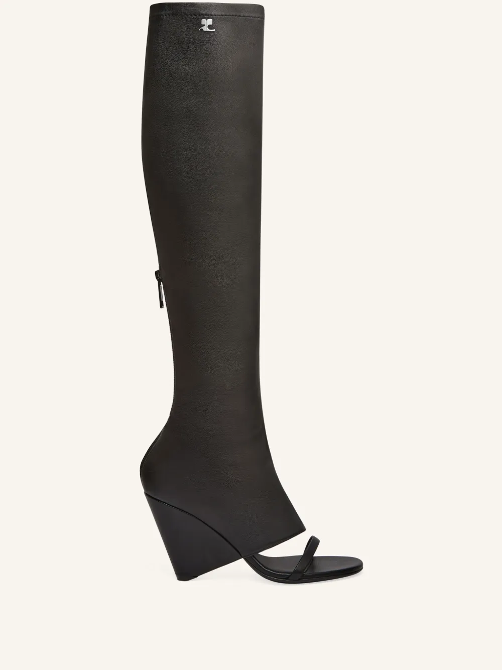 Courrèges Oblique boots Black