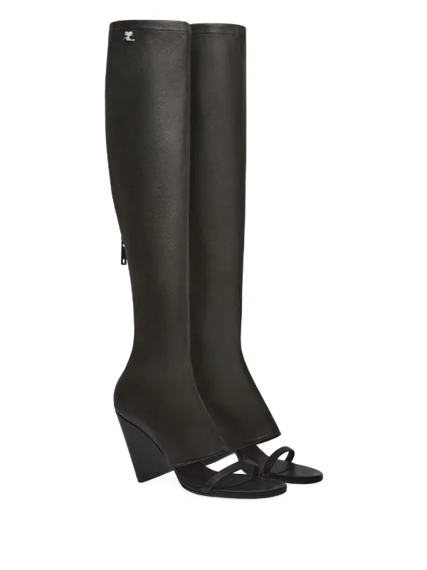 ミドルブーツ COURREGES Women Boots 423SAB014CV0023 9999 Black VESSAB014CR00689999_3.jpg