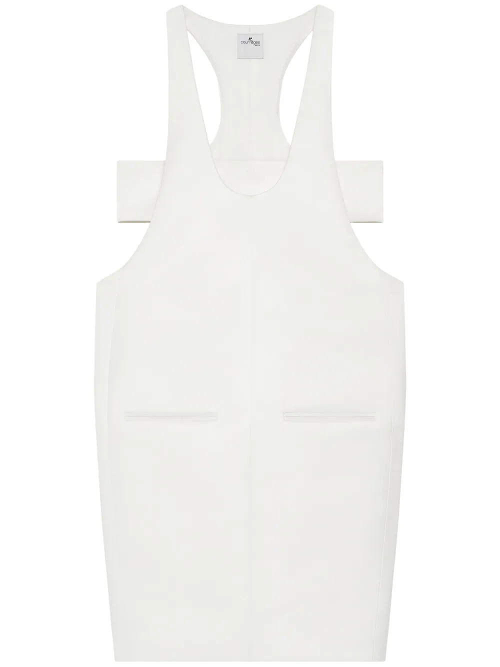 Courrèges Infinity midi-jurk Wit