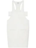 Courrèges Infinity midi dress - White