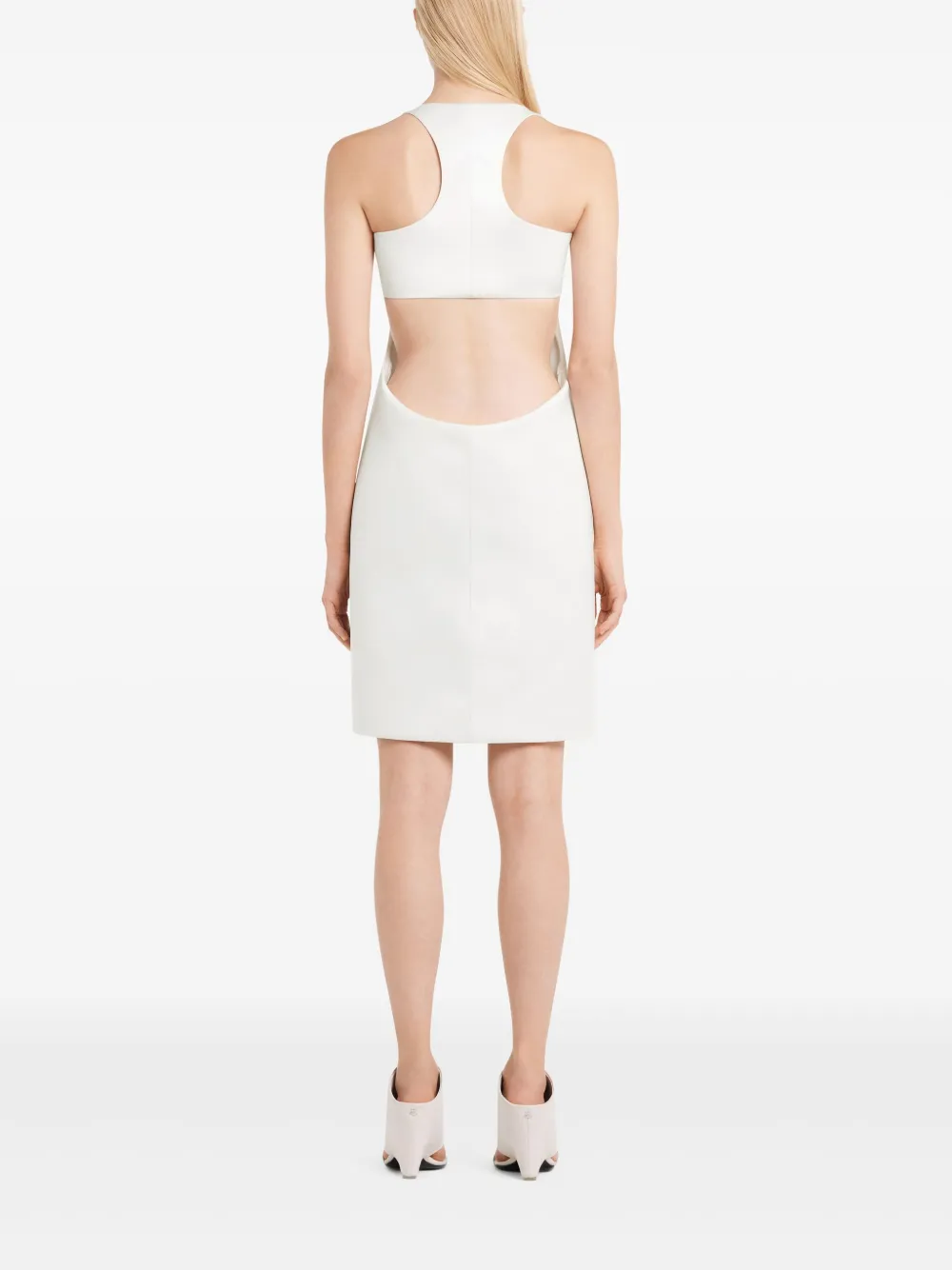 Courrèges Infinity midi-jurk Wit