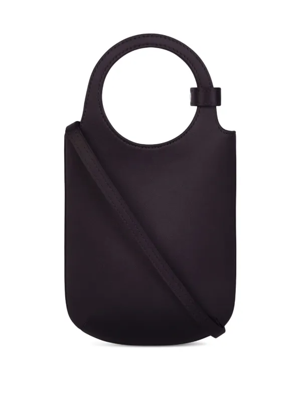 トートバッグ Courreges Holy Purse - Courreges - Leather - Black Courrèges Holy Leather Tote Bag | Black | FARFETCH