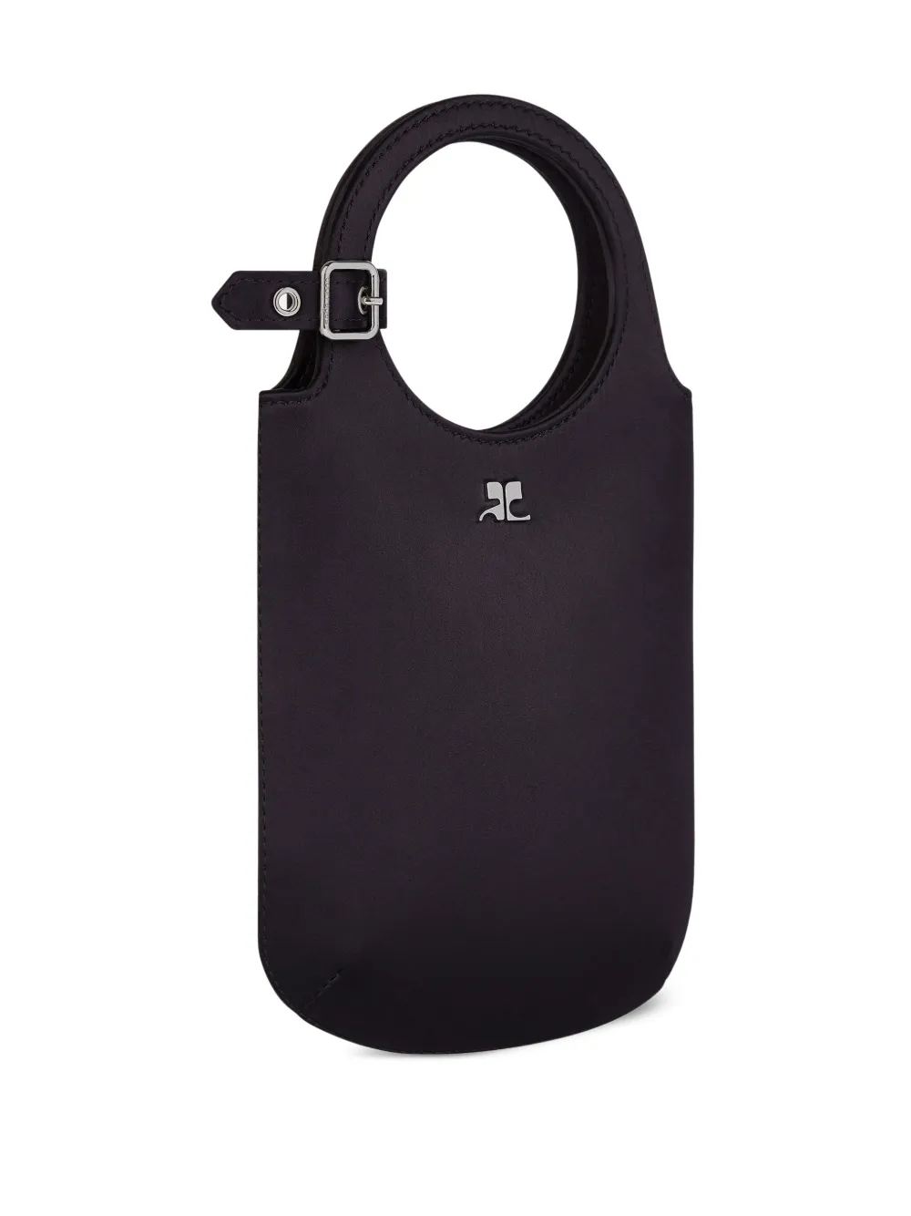Shop Courrèges Holy Tote Bag In 黑色