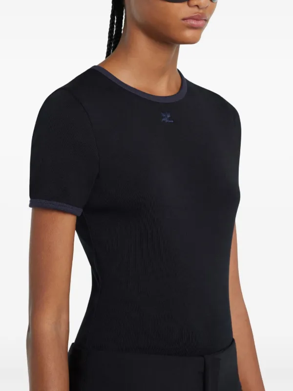 Courrèges Heritage Tシャツ | ブラック | FARFETCH JP