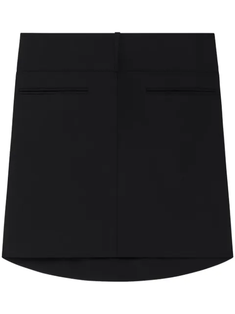 Courrèges Oblique mini skirt 