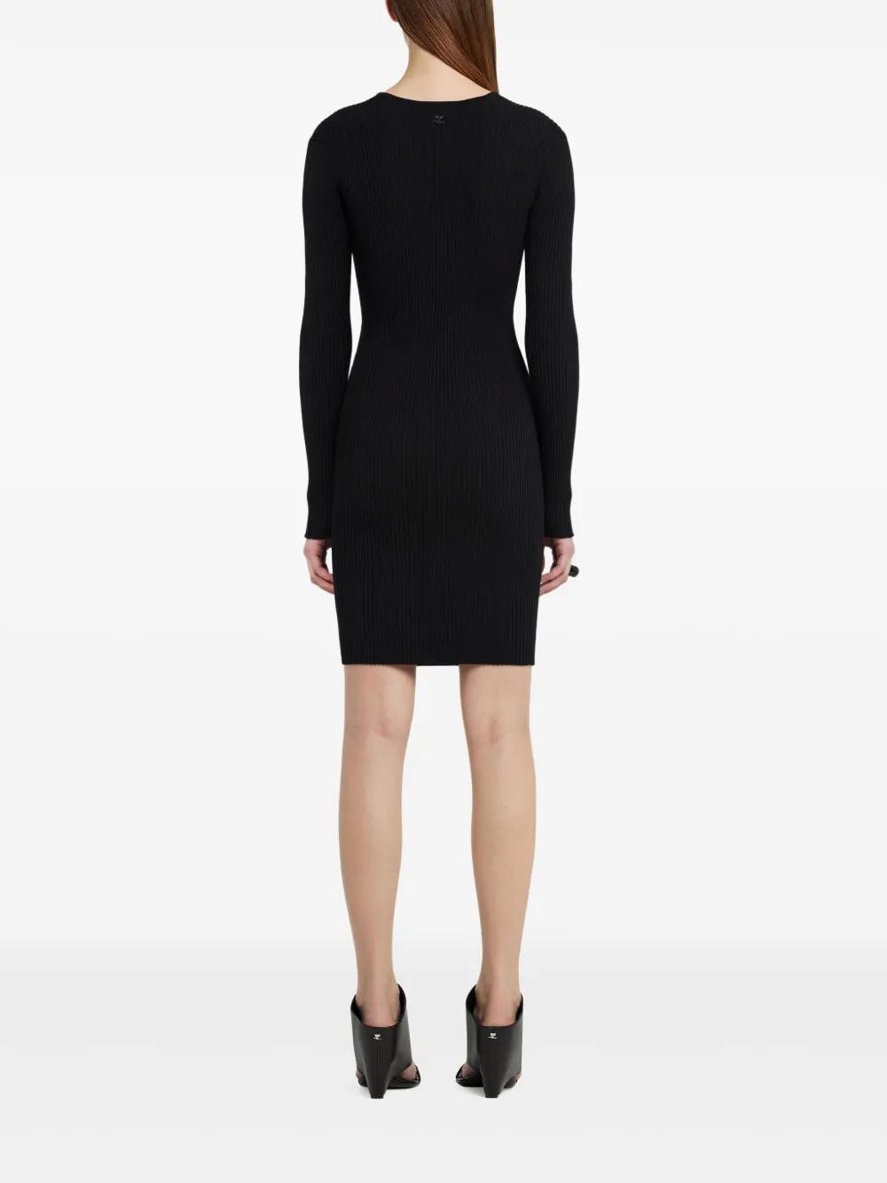 Courrèges Infinity mini-jurk Zwart