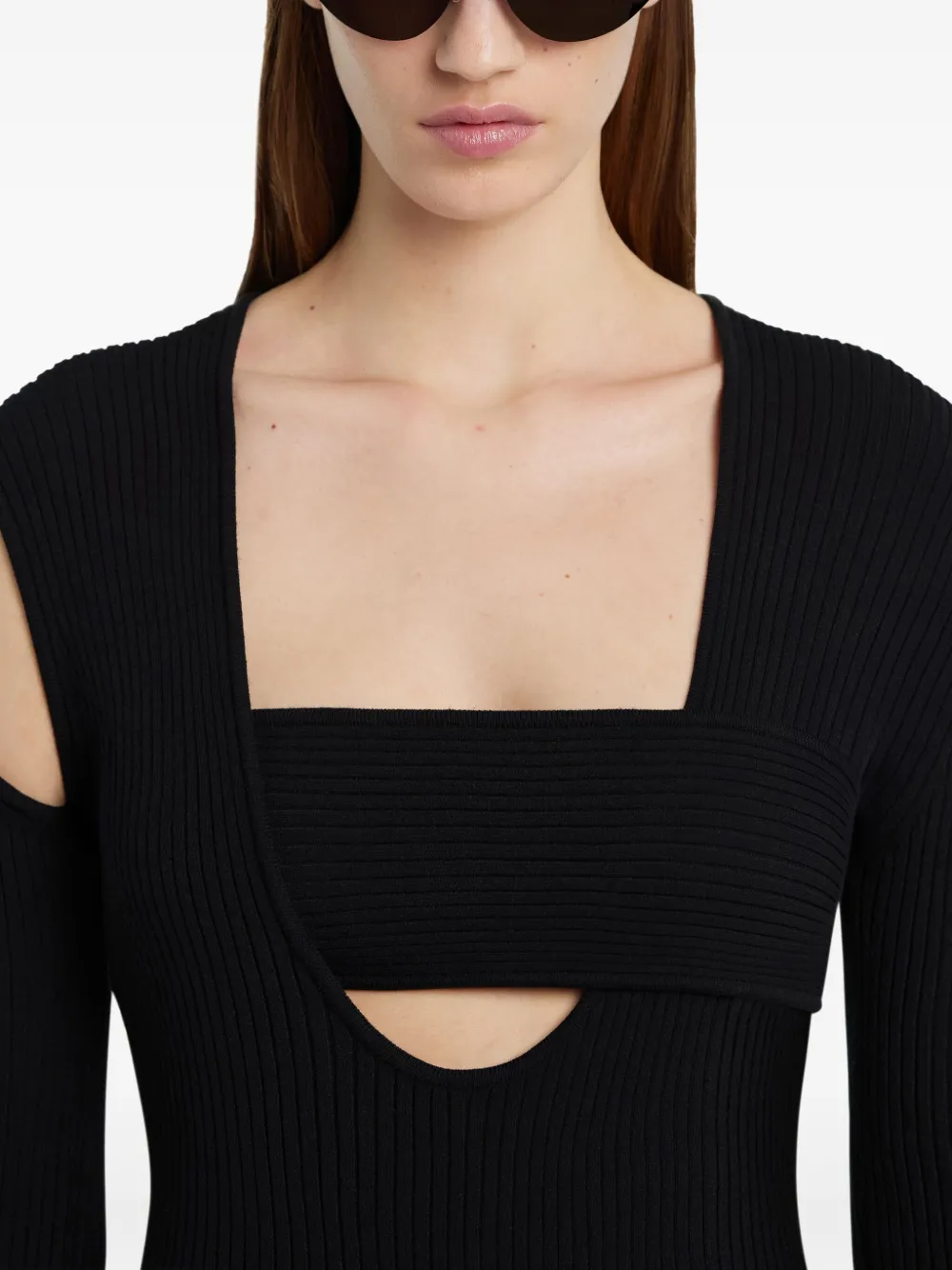 Courrèges Infinity mini-jurk Zwart